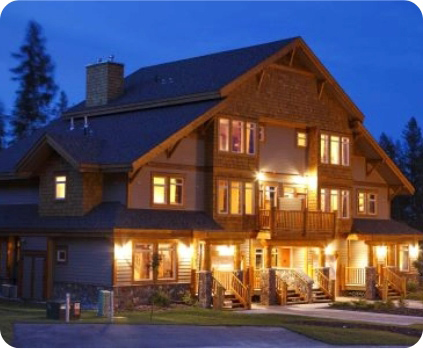 Northstar mountain village night shot