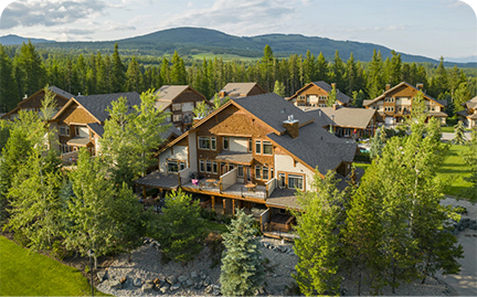 Northstar mountain village resort aerial 2026