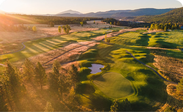 Bootleg gap golf course